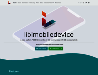 libimobiledevice.org screenshot