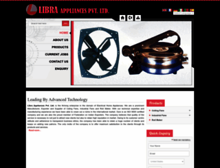 libra-appliances.com screenshot