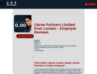 librae-partners-limited.job-reviews.co.uk screenshot