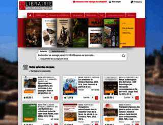 librairie-archeologique.com screenshot