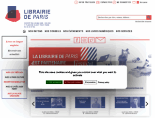 librairie-de-paris.fr screenshot