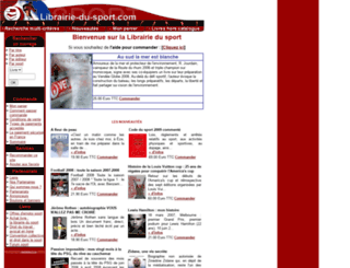 librairie-du-sport.net screenshot