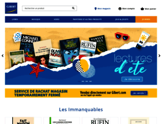 librairie-en-ligne.gibertjeune.fr screenshot