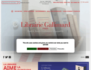 librairie-gallimard.com screenshot