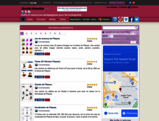librairie-interactive.com screenshot