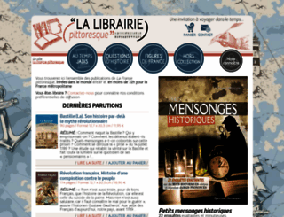 librairie-pittoresque.com screenshot