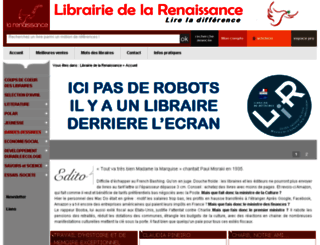 librairie-renaissance.fr screenshot