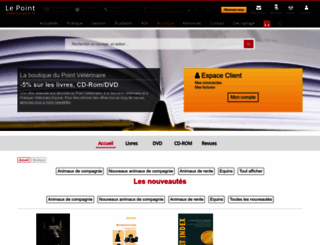 librairie-veterinaire.fr screenshot