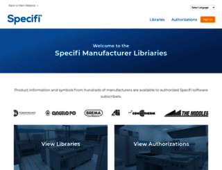 libraries.specifiglobal.com screenshot