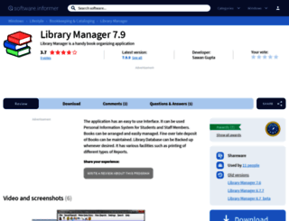 library-manager.informer.com screenshot