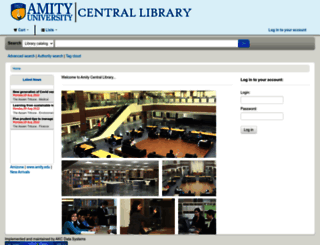 library.amizone.net screenshot