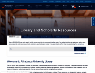 library.athabascau.ca screenshot