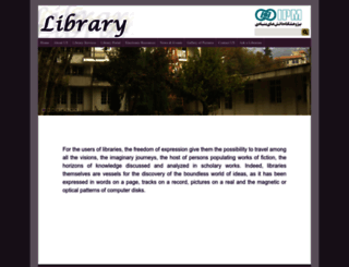 library.ipm.ac.ir screenshot
