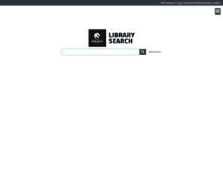 library.newcastle.edu.au screenshot