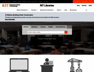 library.rit.edu screenshot