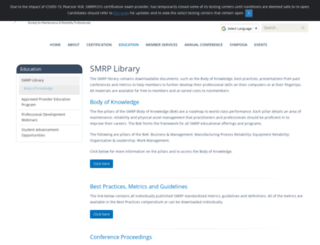 library.smrp.org screenshot