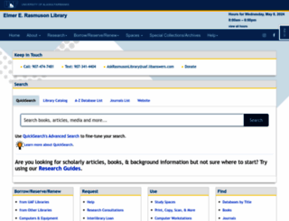 library.uaf.edu screenshot