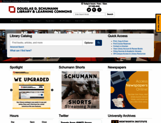 library.wit.edu screenshot