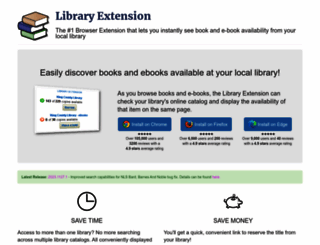 libraryextension.com screenshot