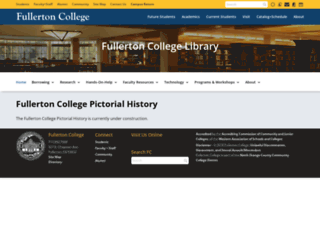 libraryfchistory.fullcoll.edu screenshot