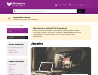 libraryofbirmingham.com screenshot