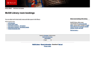 libraryrooms.mcgill.ca screenshot