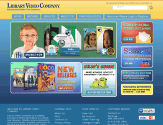libraryvideocompany.com screenshot