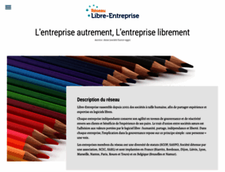 libre-entreprise.com screenshot