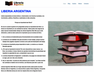 libreria-argentina.com.ar screenshot
