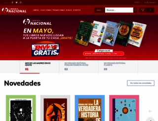 librerianacional.com screenshot