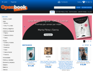 libreriaopenbook.com screenshot