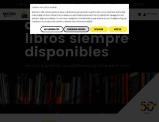 libreriaproteo.com screenshot