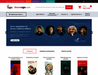 libreriasiglo.com screenshot