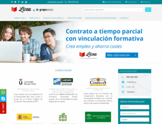 licea.edu.es screenshot