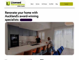 licensedrenovations.co.nz screenshot