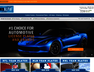 licenseplatesonline.com screenshot