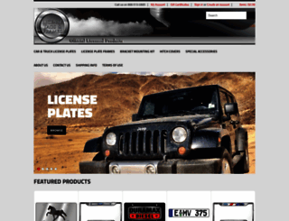 licensetagsandframes.com screenshot