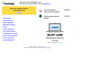 licensingoffice.com screenshot