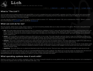 lichproject.org screenshot