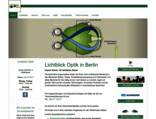 lichtblick-optik-berlin.de screenshot