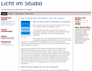 lichtimstudio.de screenshot