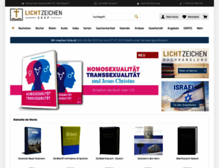 lichtzeichen-shop.com screenshot