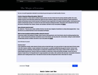 licorice.org screenshot