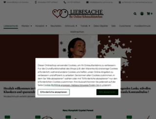 liebesache-modeschmuck.de screenshot