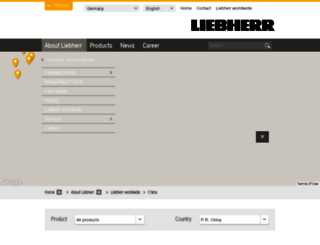 liebherr.com.cn screenshot