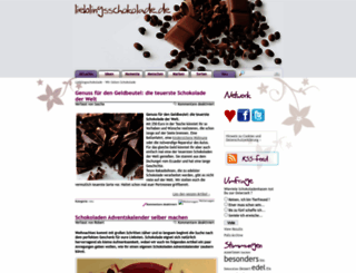 lieblingsschokolade.de screenshot