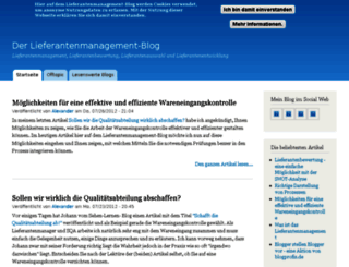 lieferantenmanagement-blog.de screenshot