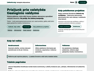 lietuvis.org screenshot