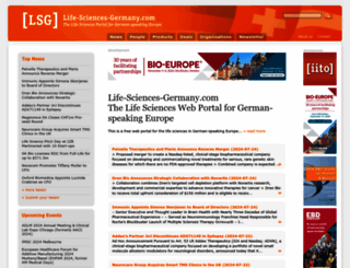 life-sciences-germany.com screenshot