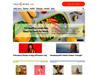 life.dailyburn.com screenshot